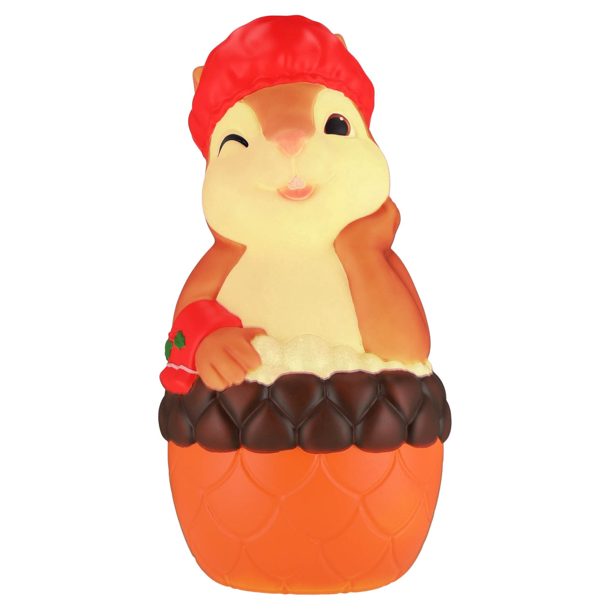 Lighted Blow Mold Squirrel in Bathtub Indoor/Outdoor Christmas Decoration, Multicolor, 25", by Holiday Time