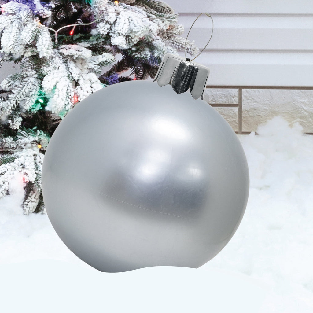 Red Inflatable Christmas Ornament Decoration, 21", by Holiday Time