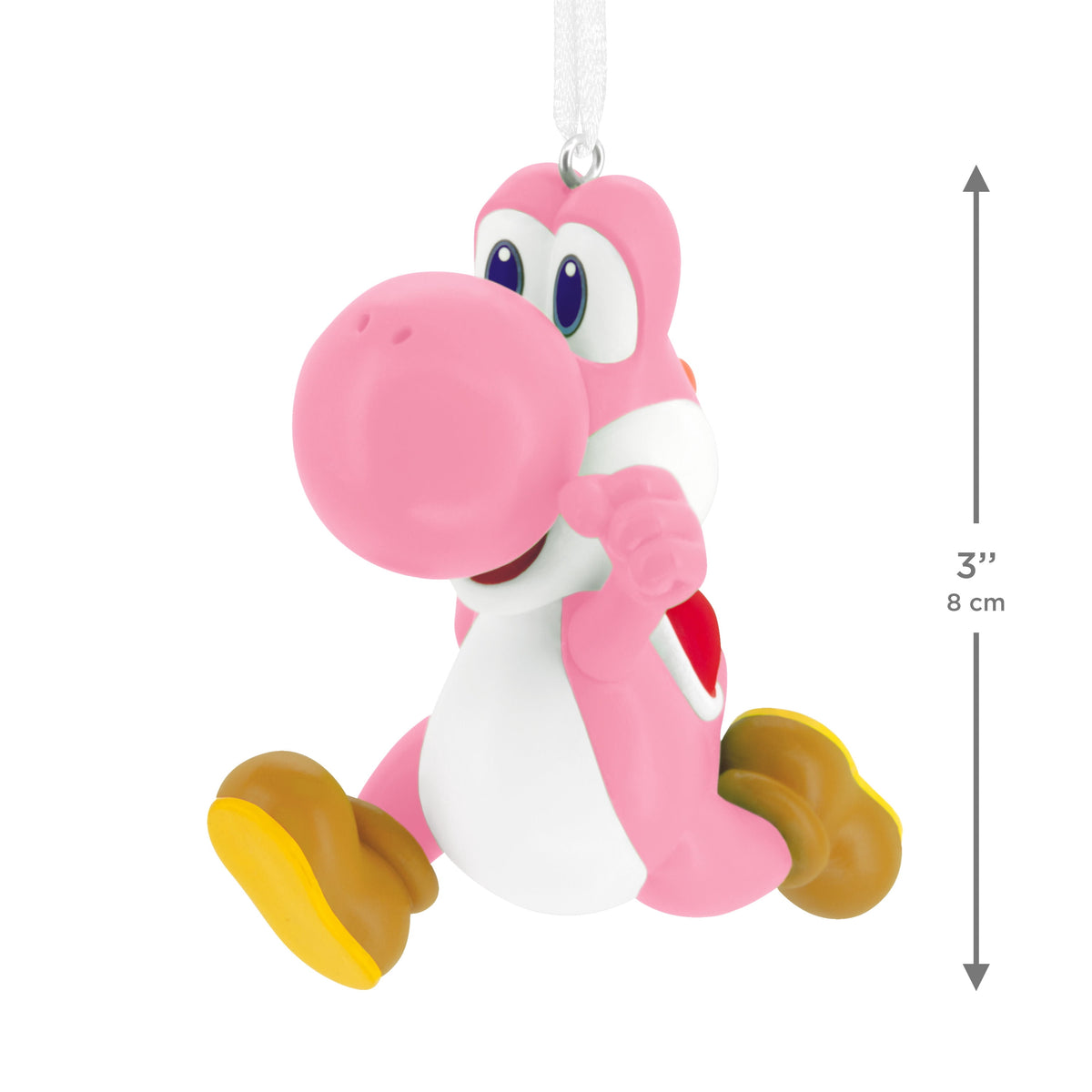 Hallmark Christmas Ornament (Nintendo Super Mario Pink Yoshi), 1 Count