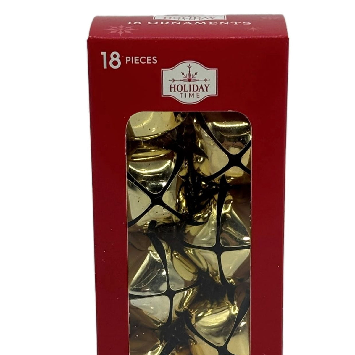 18-Count Red Metal Jingle Bell Christmas Ornaments, 1", by Holiday Time