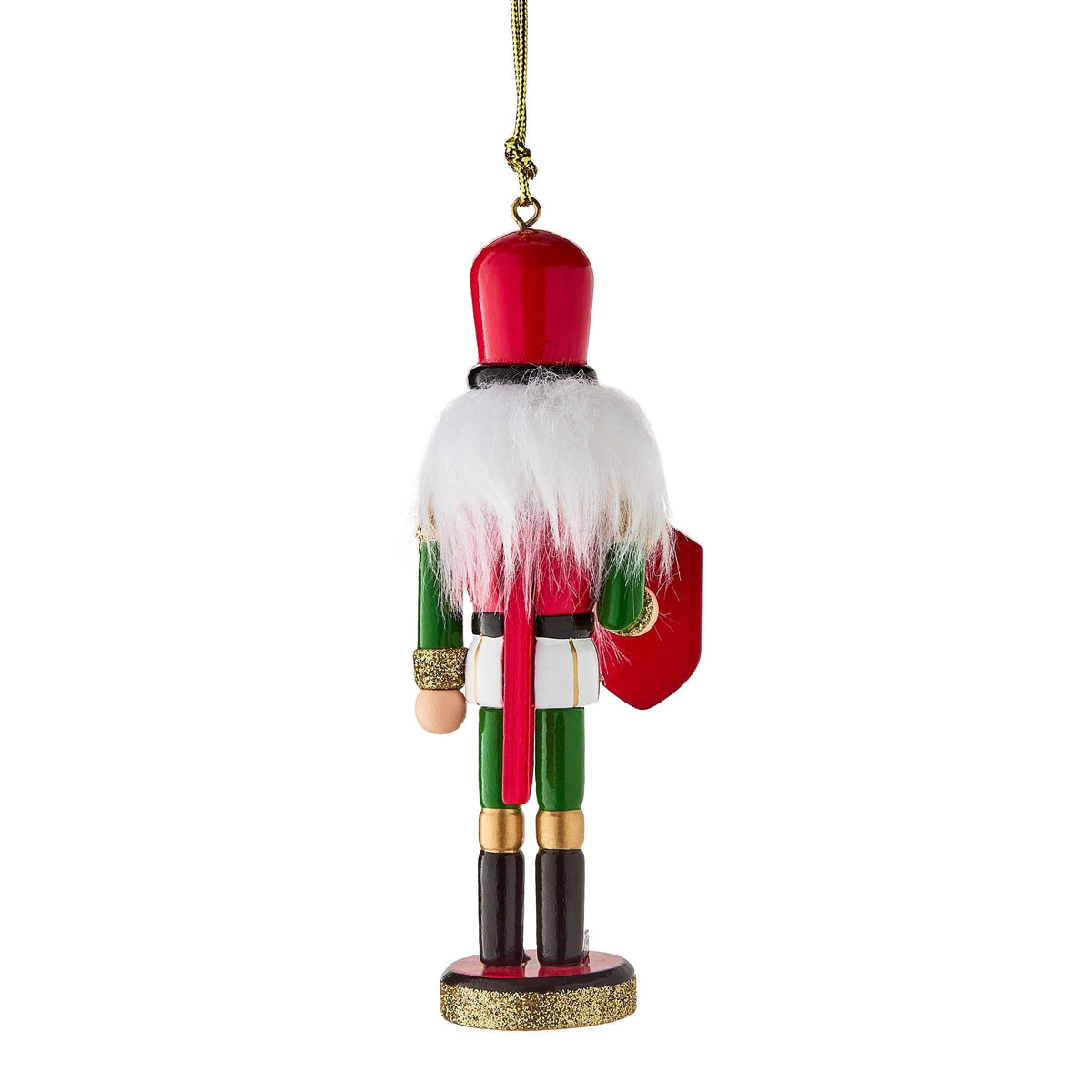 Multicolor Nutcracker with Shield Christmas Ornament, 5.8", by Holiday Time