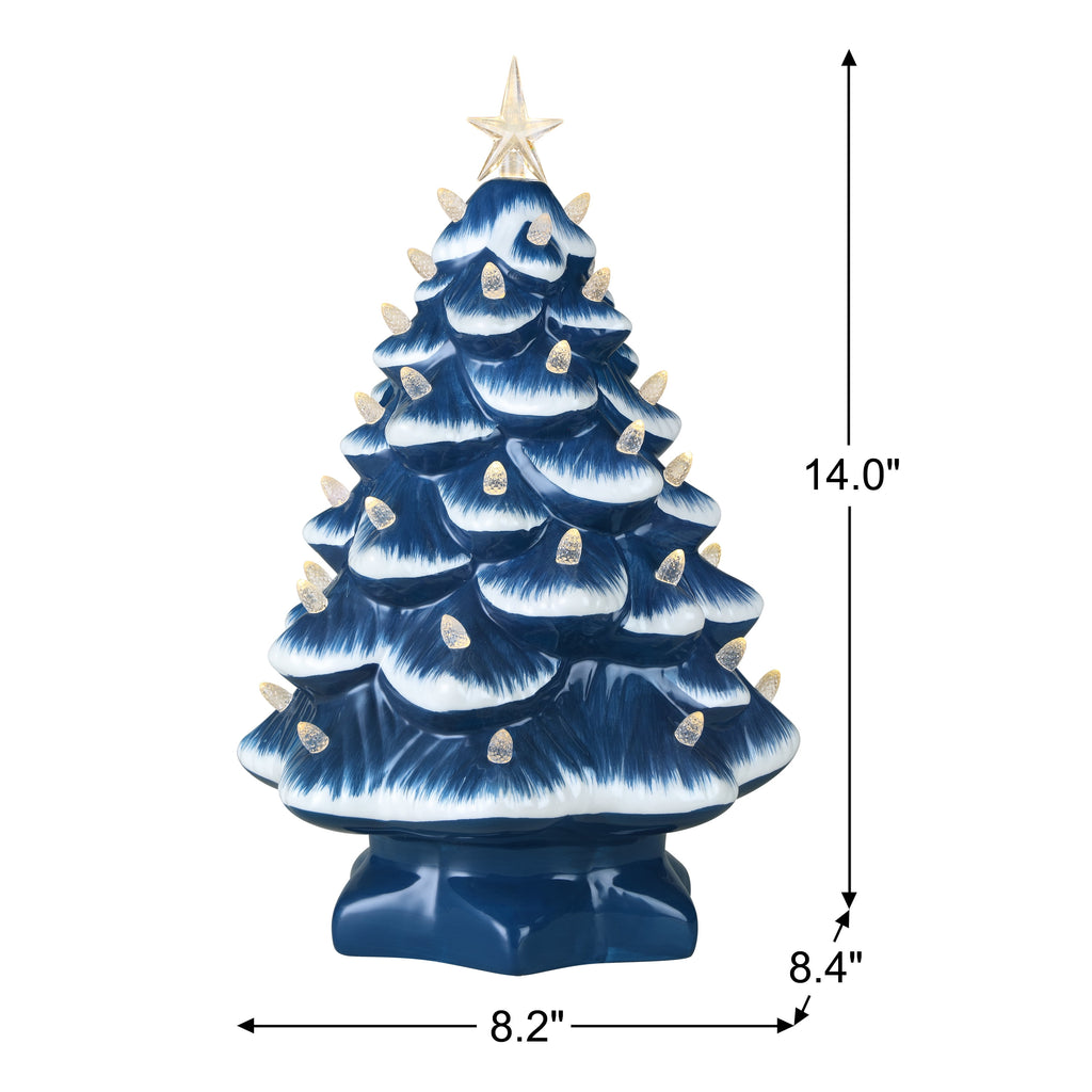 Mr. Christmas 8 in. Nostalgic Ceramic Tree - Green
