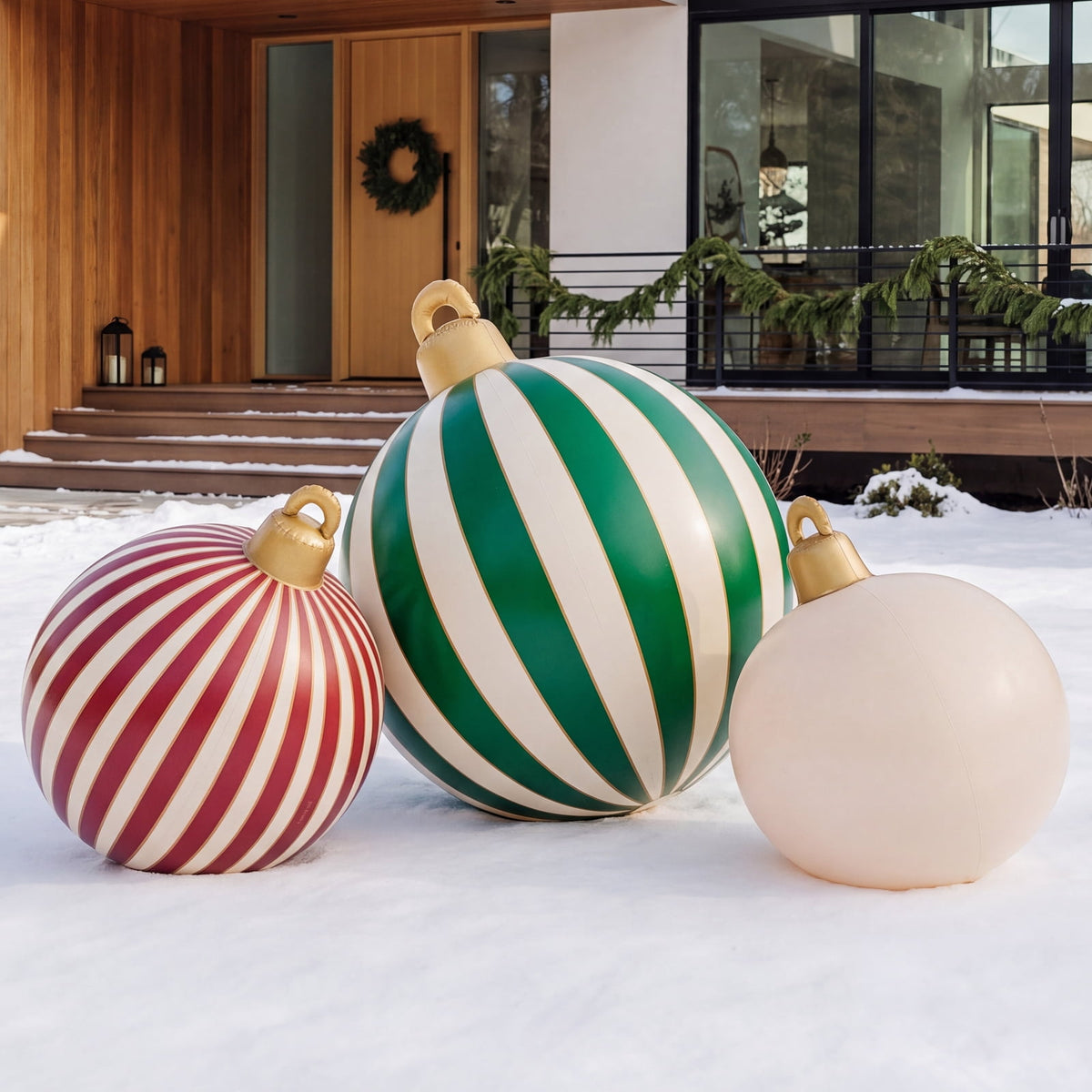 FUNBOY Inflatable Holiday Ornaments – 3-Pack