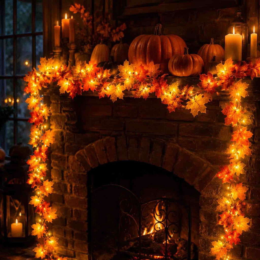 AZXY Halloween String Lights, Ghost Shaped White Halloween Lights, Indoor Outdoor Halloween Decor, Halloween Party Indoor Decor, Battery 5 FT Halloween Decorations, Stair Mantel Patio Halloween Decor
