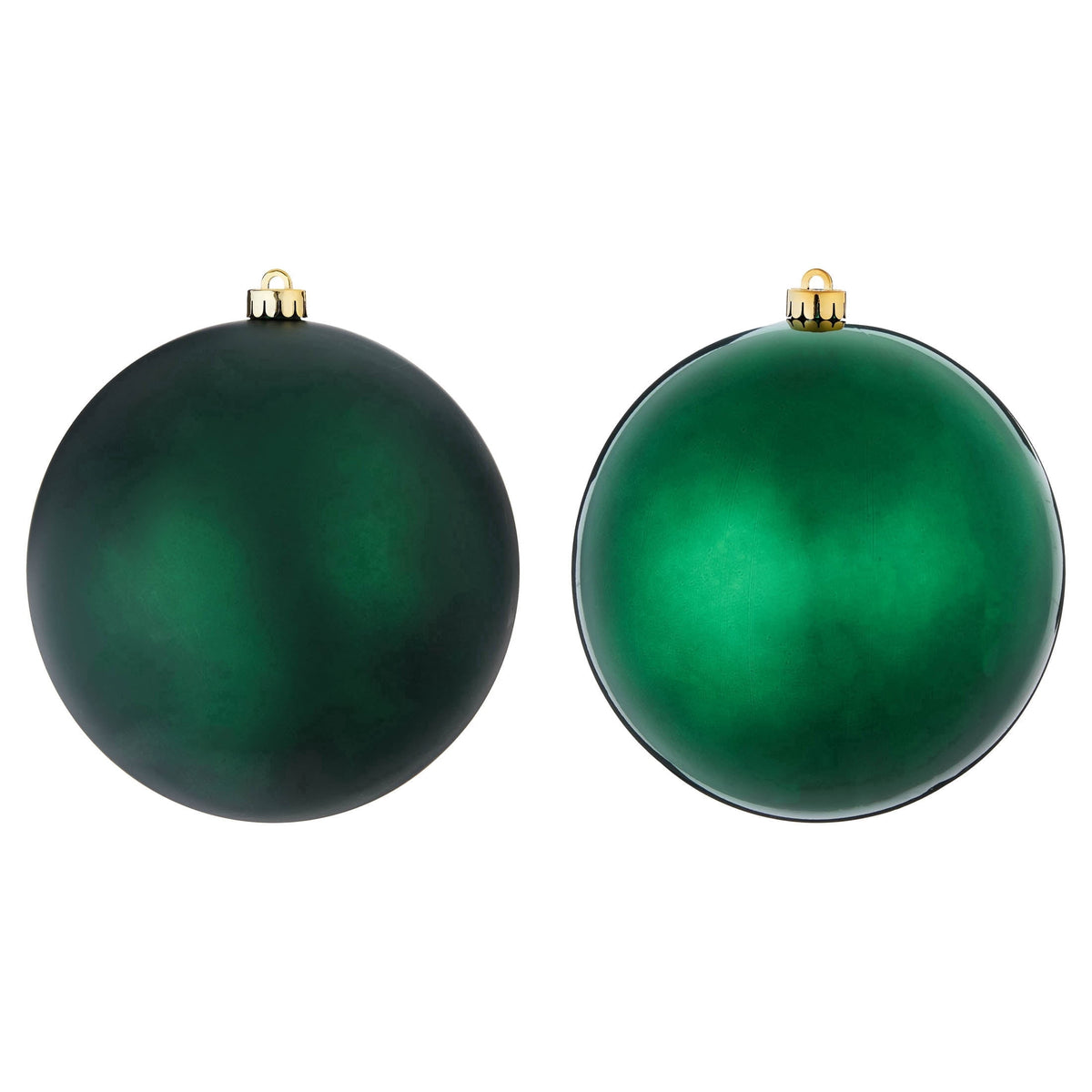 2-Count Bronze Jumbo Ball Shatterproof Christmas Ornaments, 8.5", by Holiday Time