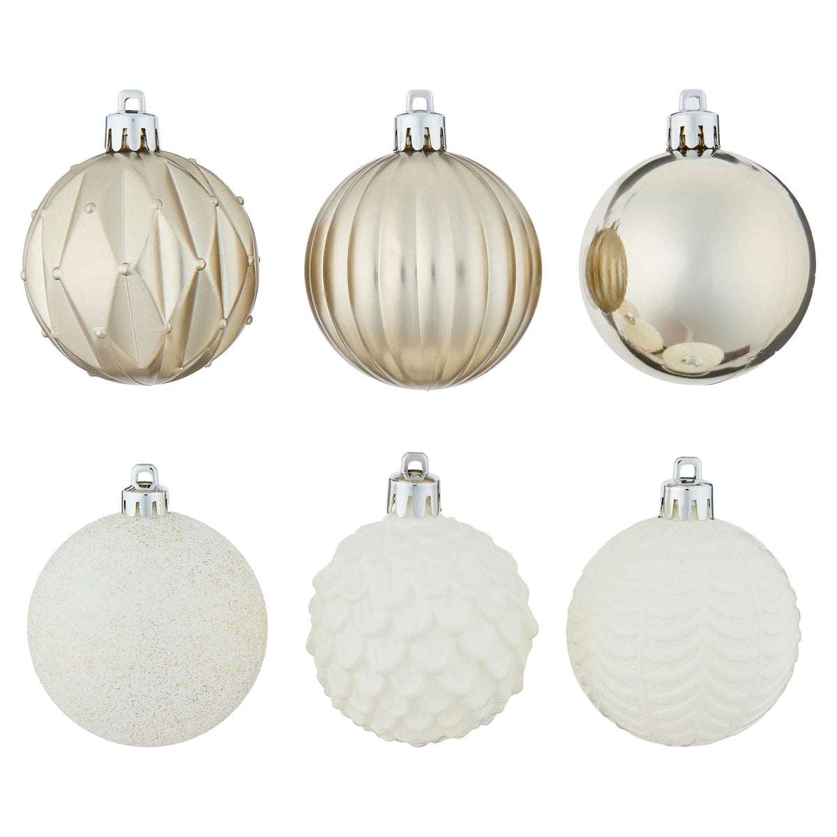 24-Count Red/Green/Gold Ball Shatterproof Christmas Ornaments, 2.8", by Holiday Time
