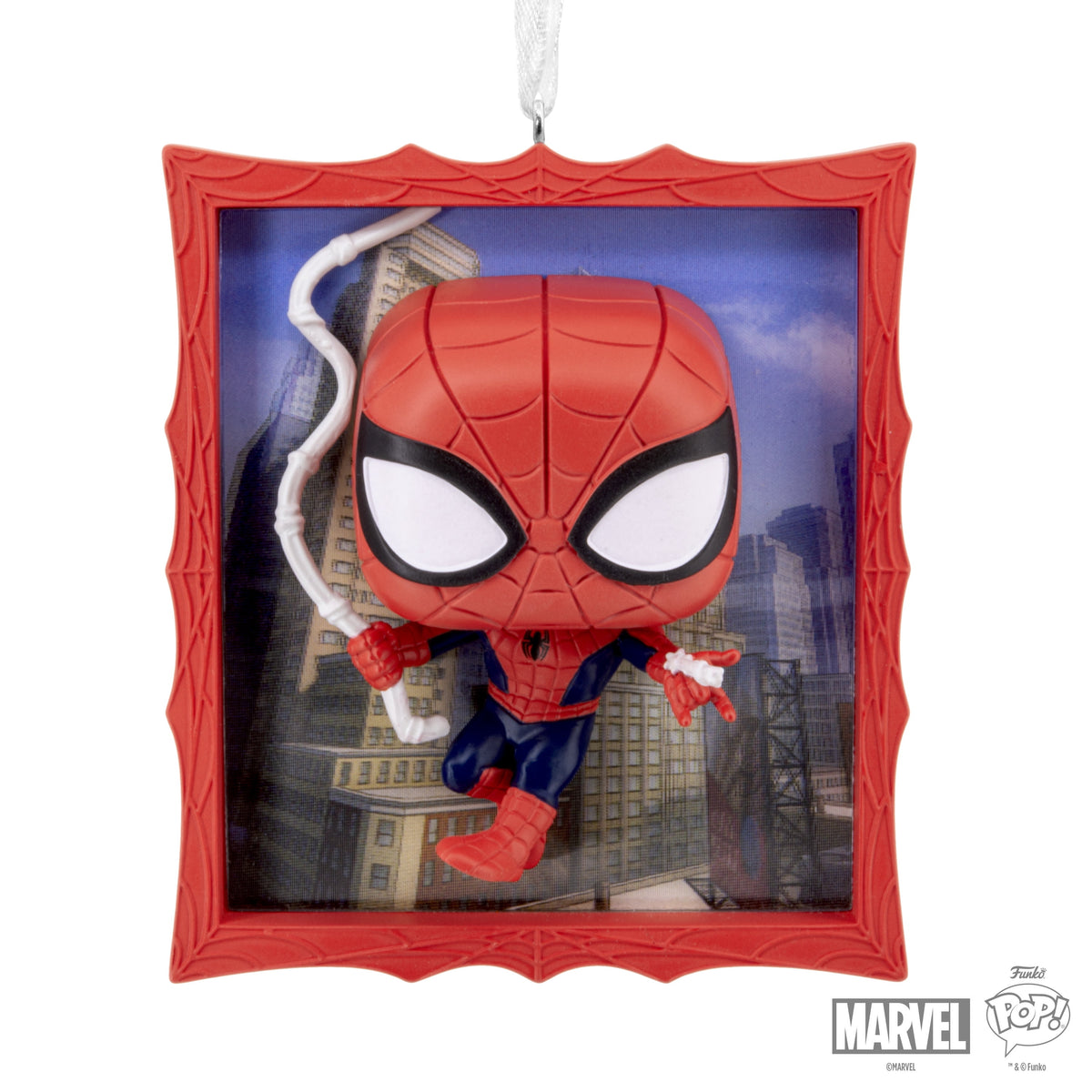 Hallmark Christmas Ornament (Marvel Spider-Man Funko POP!), 1 Count