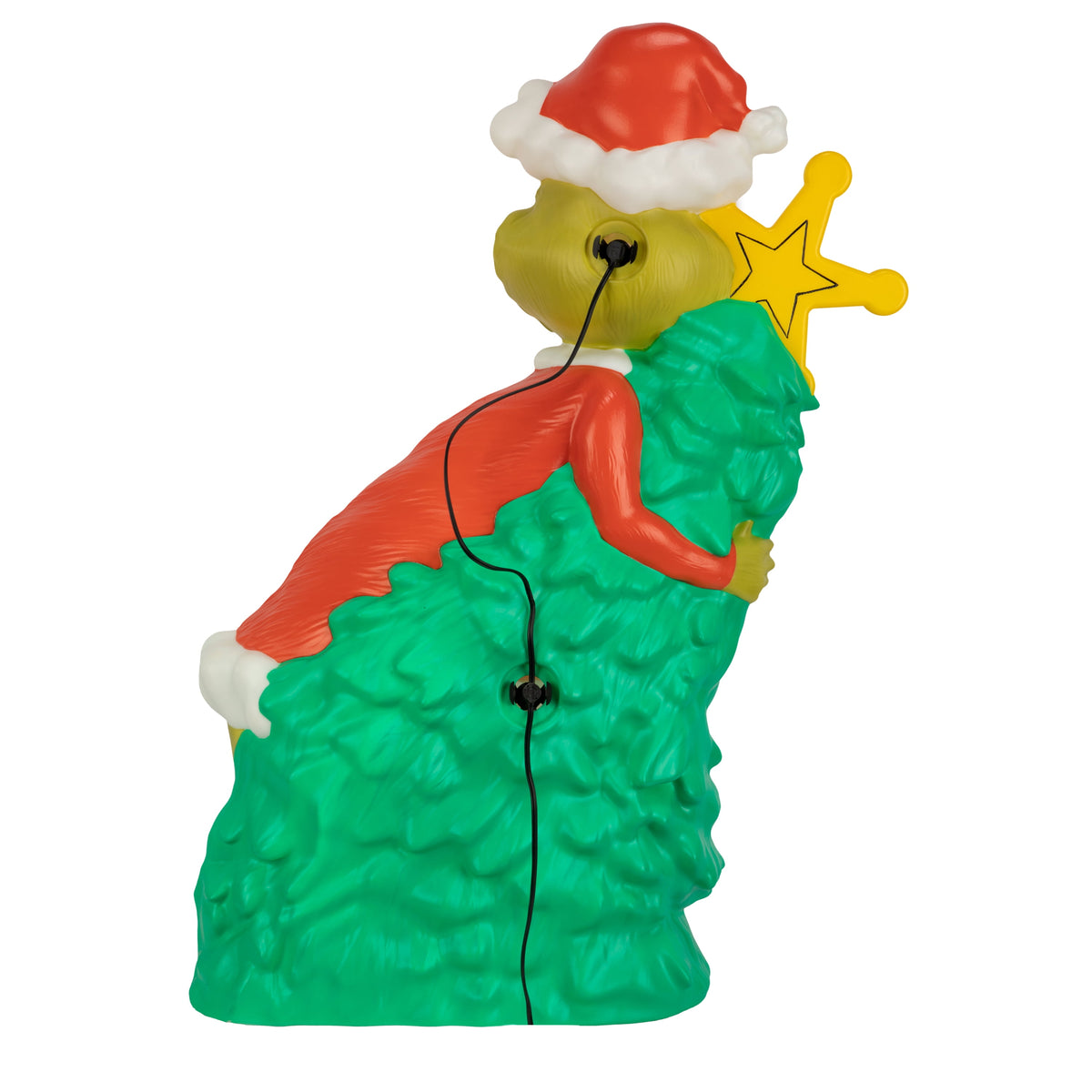 Christmas Blow Mold Grinch with Christmas Tree by Dr. Seuss Outdoor Decor, 32 in