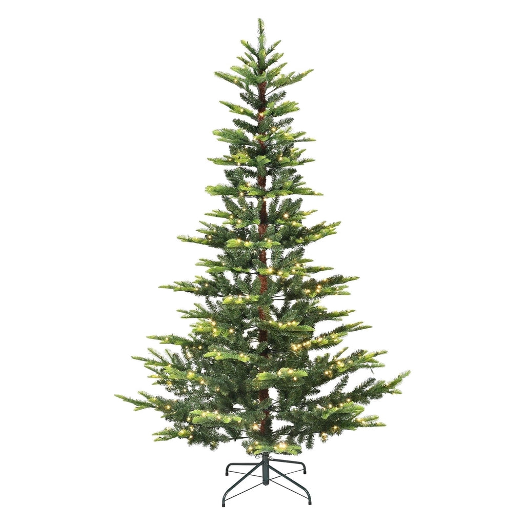 Bringstar 6Ft Prelit Christmas Tree, Premium Artificial Tree with 814 Realistic PE&PVC Mixed Tips, 400 Warm Lights