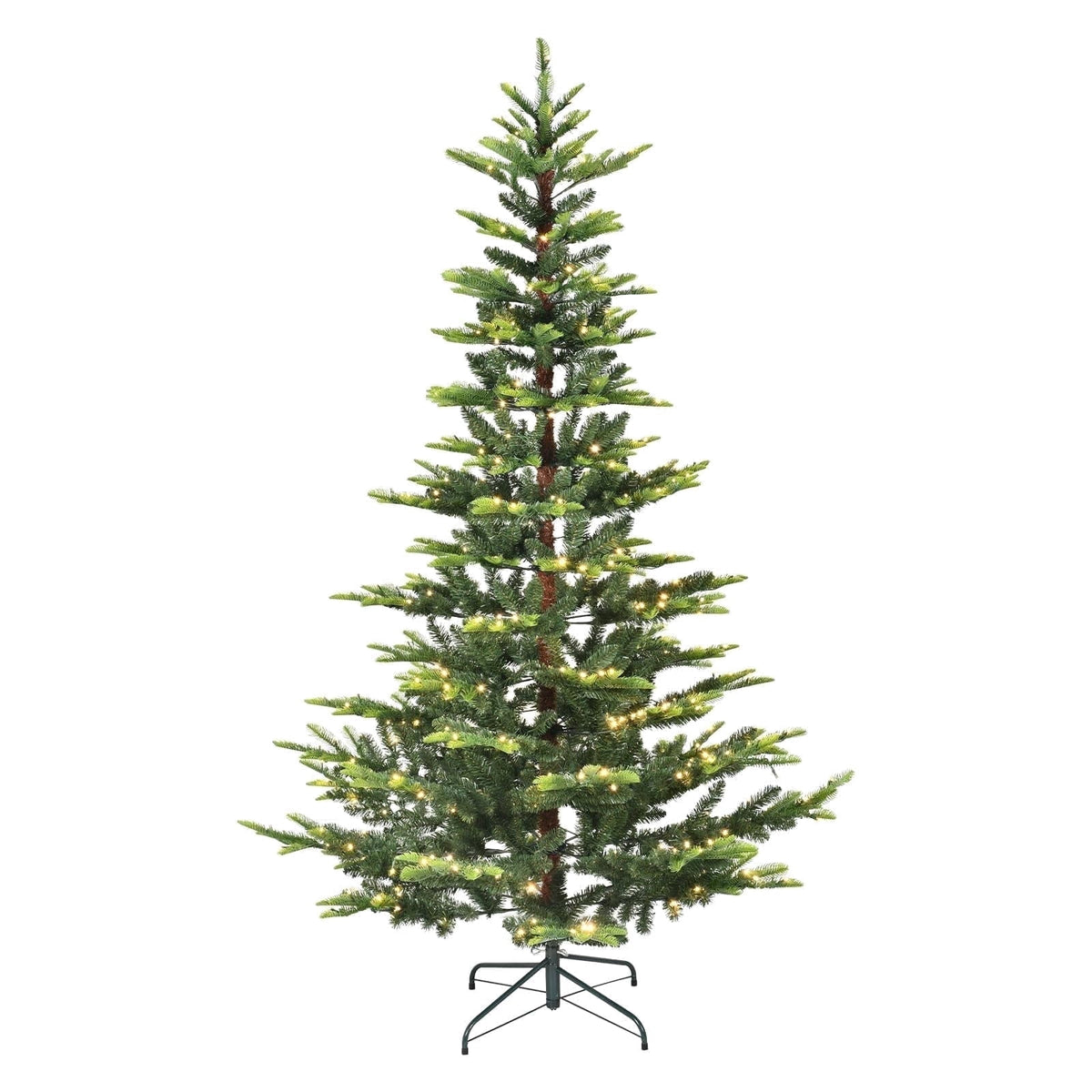 Bringstar 6Ft Prelit Christmas Tree, Premium Artificial Tree with 814 Realistic PE&PVC Mixed Tips, 400 Warm Lights