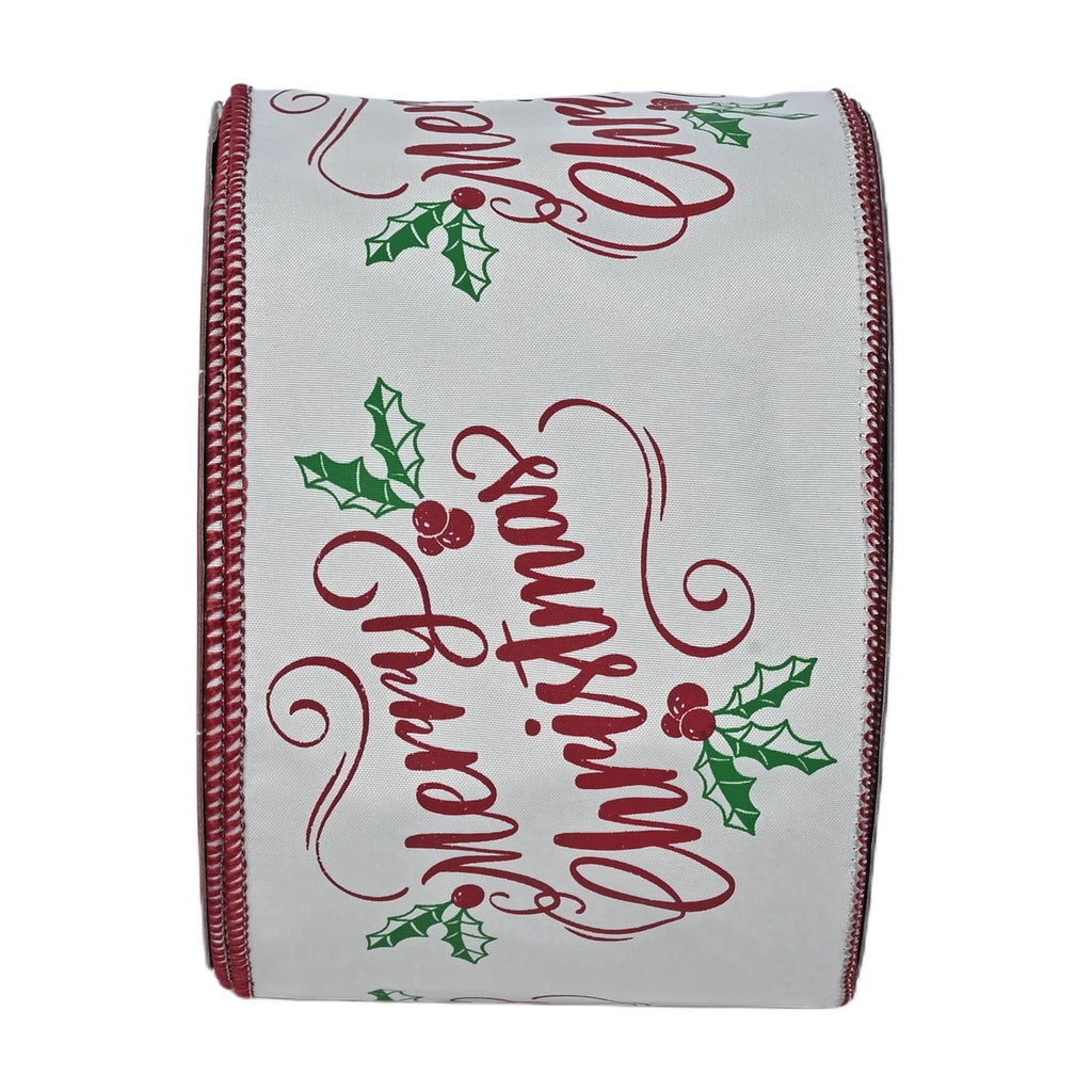 Multicolor Merry Christmas Ribbon, 3.5" x 35', by Holiday Time