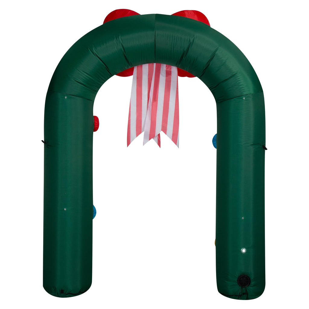 Multicolor Pine Needle Archway Christmas Airblown Yard Inflatable, 8', by Holiday Time