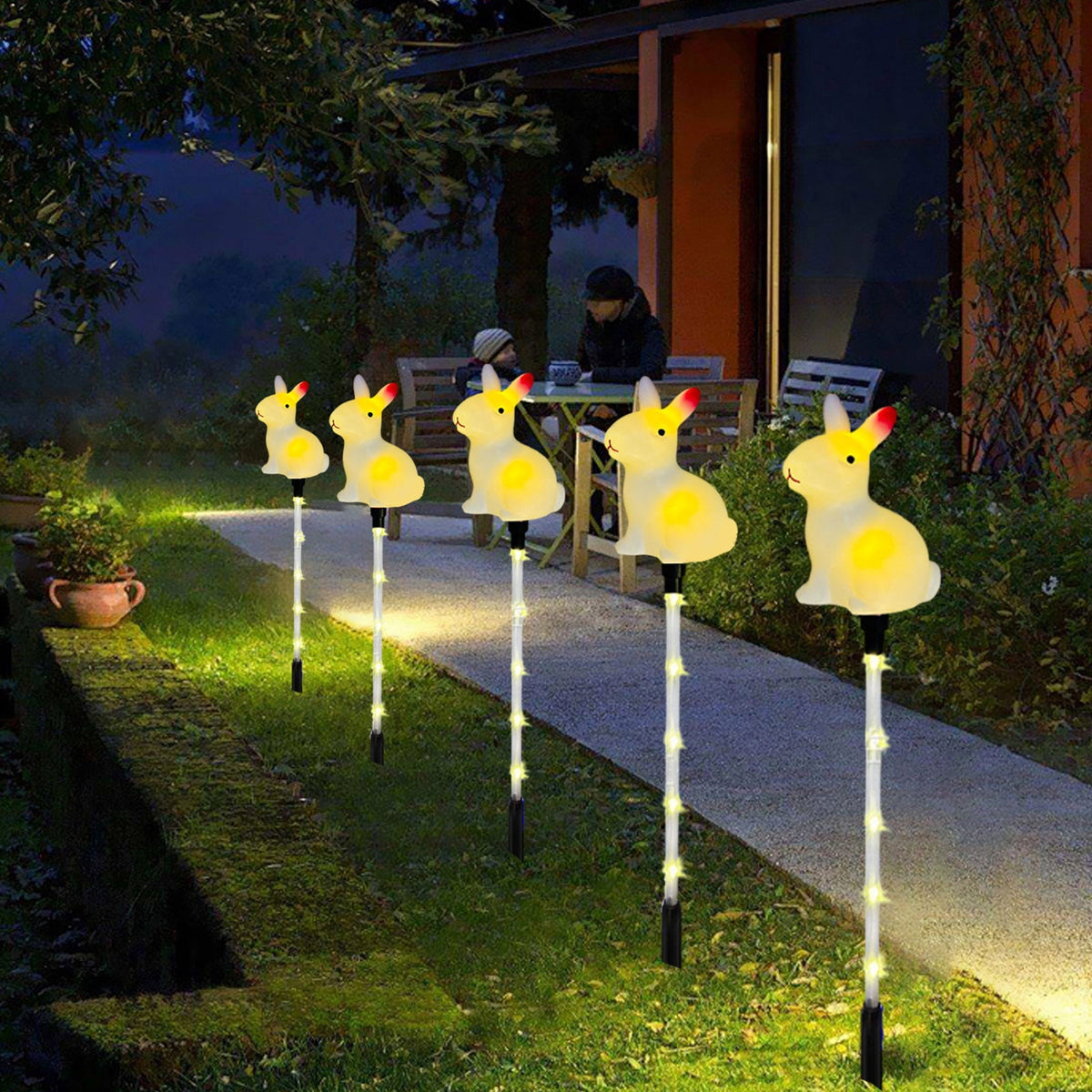 XGFHYJEH Easter Decoration, Solar Easter Lights, Pastel Easter Egg Lights, Easter Decorations Outdoors, Easter Yard Decor, Outdoor Easter Decor