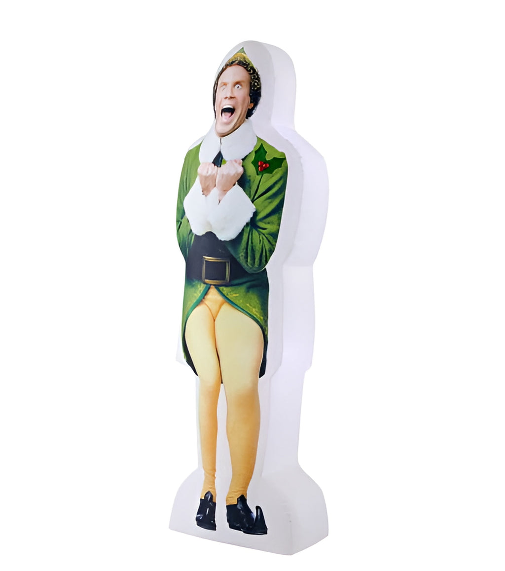 6\' Photorealistic Airblown Excited Buddy the Elf Christmas Inflatable