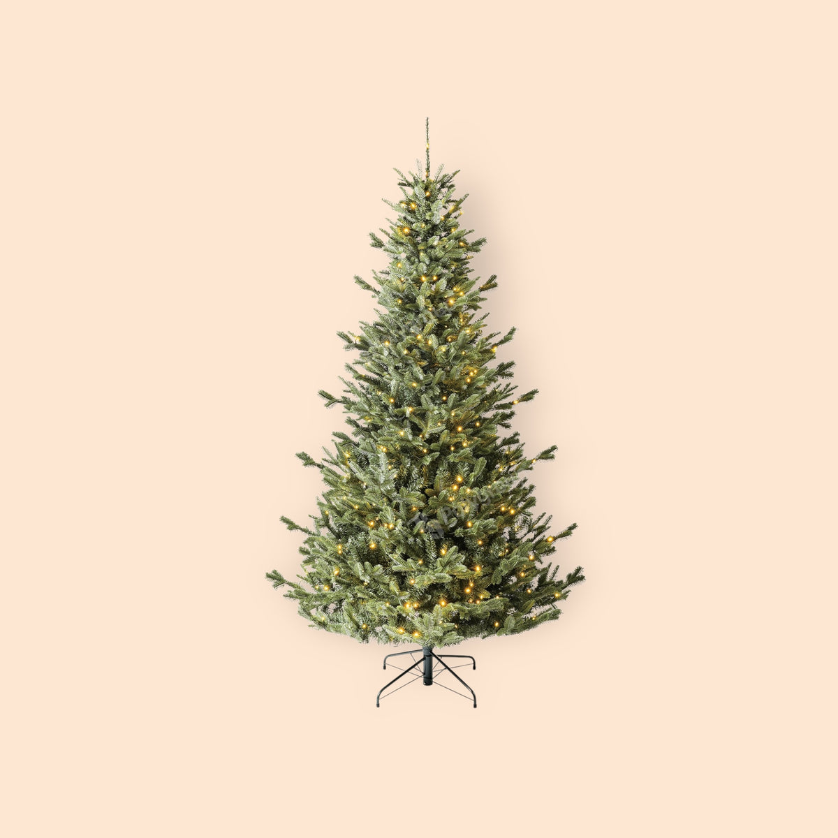 Good Tidings 7.5-Foot Pre-Lit Palisade Christmas Tree with 450 Warm White LED Lights