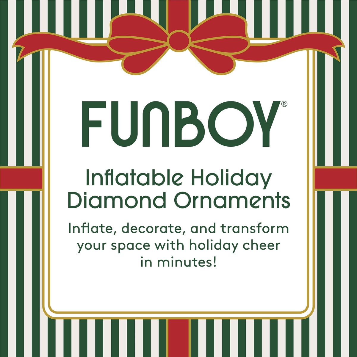FUNBOY Inflatable Diamond Ornaments