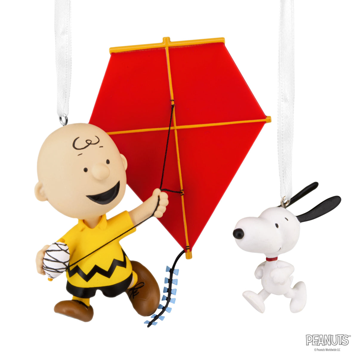 Hallmark Christmas Ornaments (Charlie Brown and Snoopy), Set of 2, 1 Count