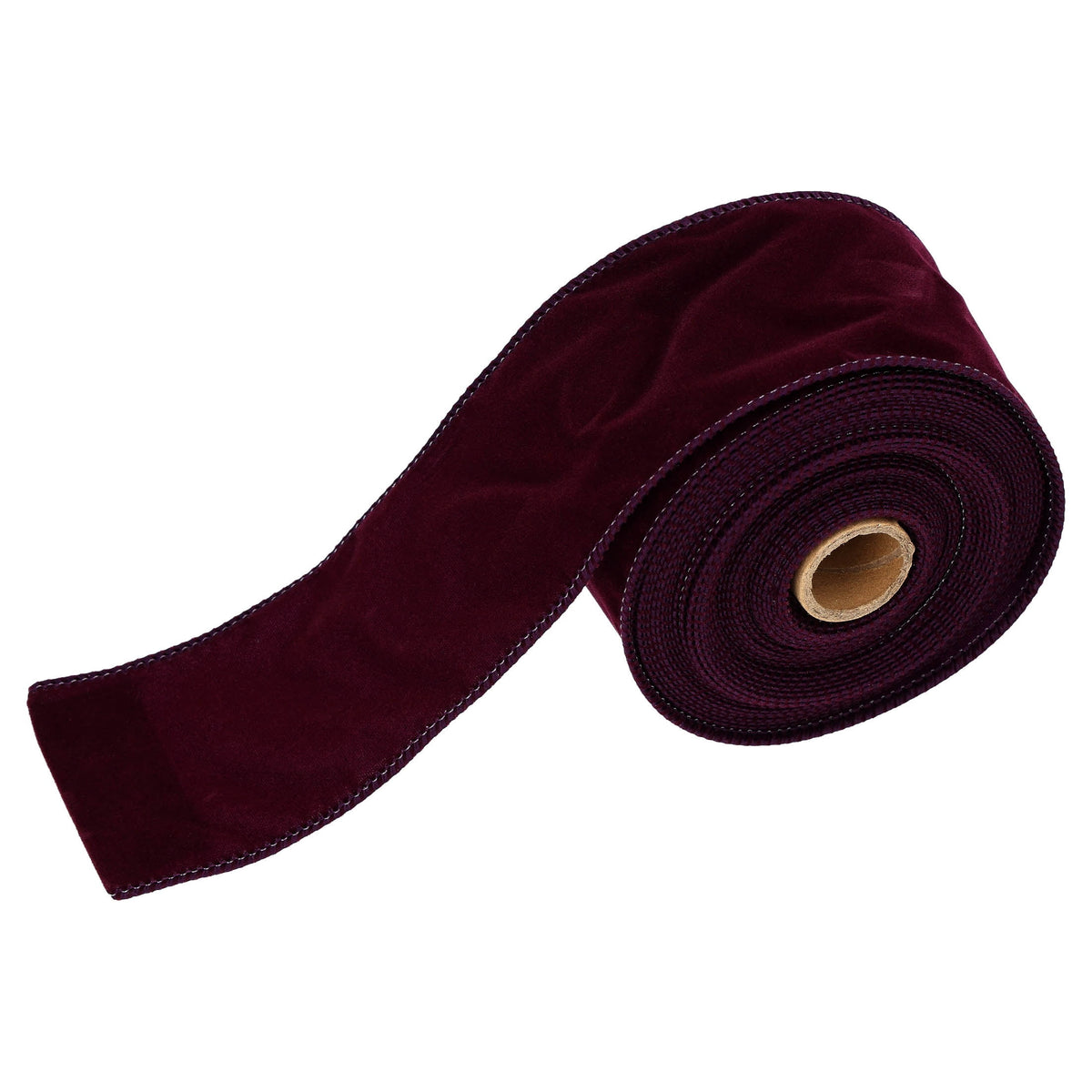 Burgundy Velvet Christmas Ribbon, 2.5" x 25', by Holiday Time
