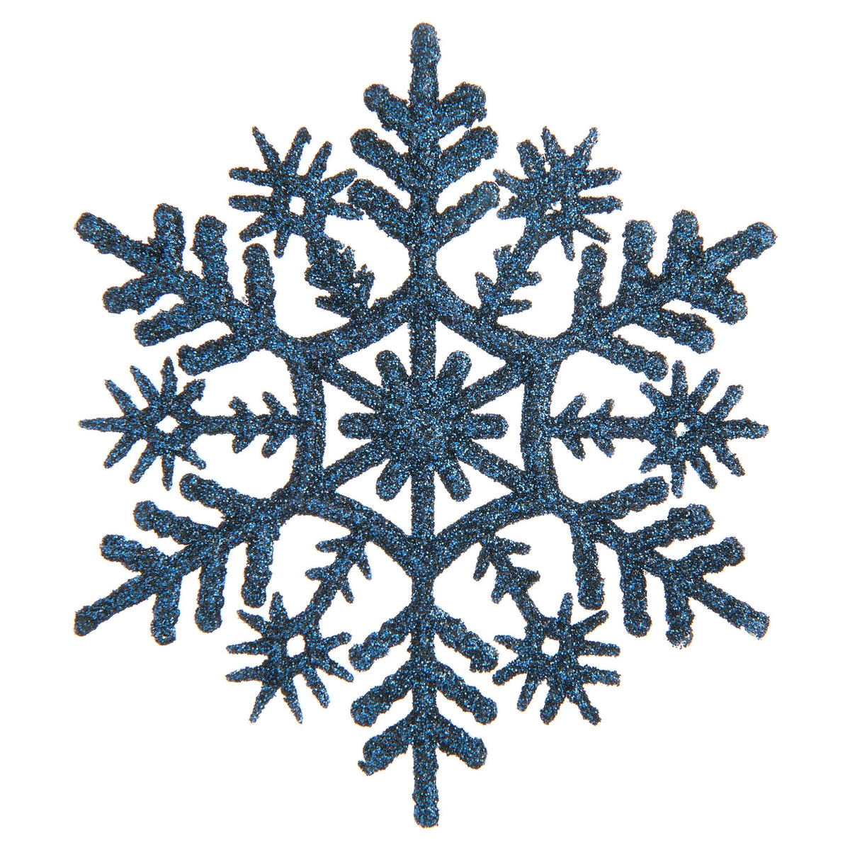 20-Count Pink Glitter Snowflake Christmas Ornaments, 3.9", by Holiday Time