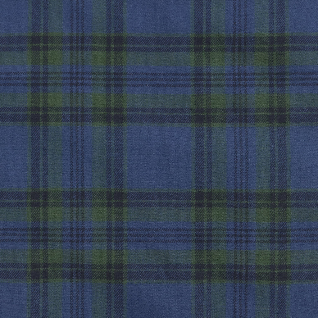 My Texas House Angie Plaid Christmas Tree Skirt, Blue, 60"