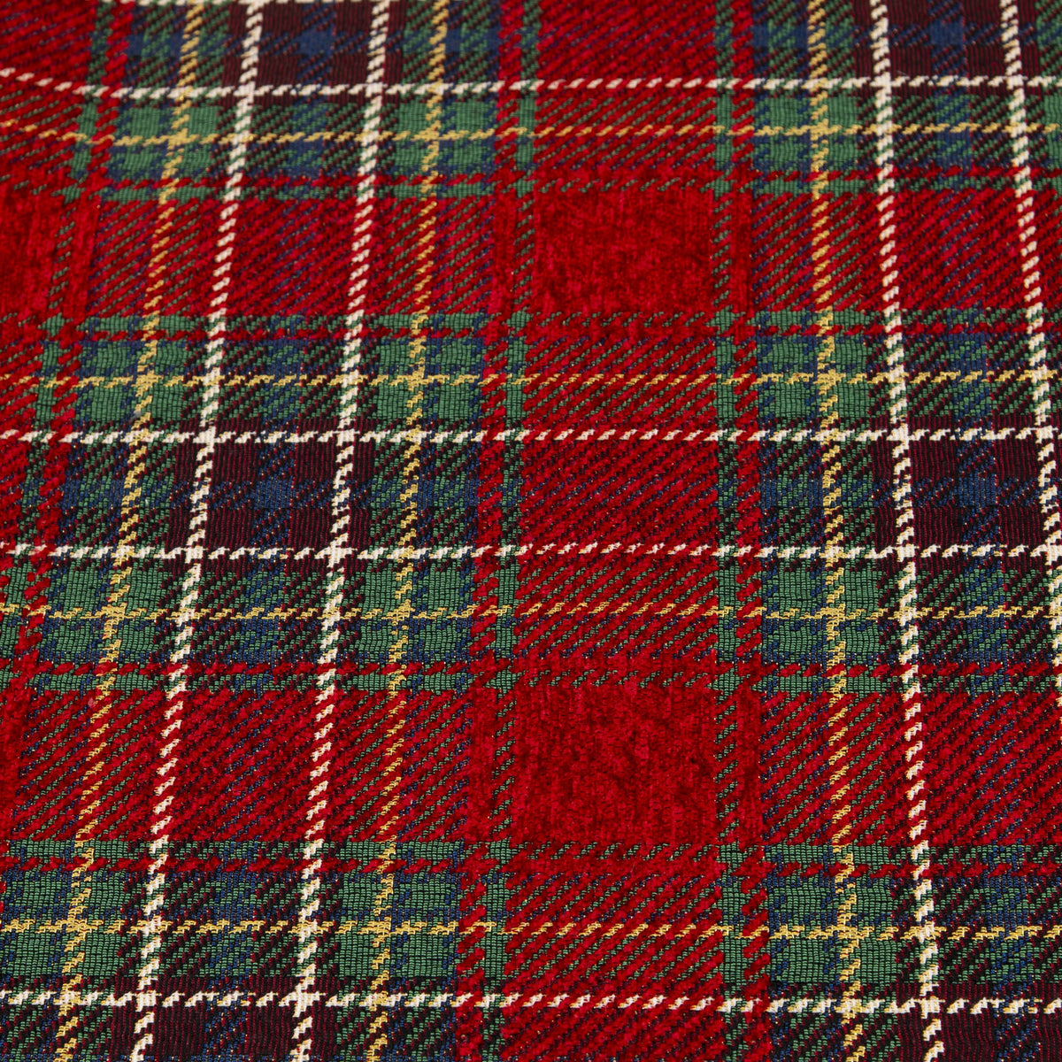Better Homes & Gardens Red Corin Plaid Washable Indoor Runner Rug, 24"x96"