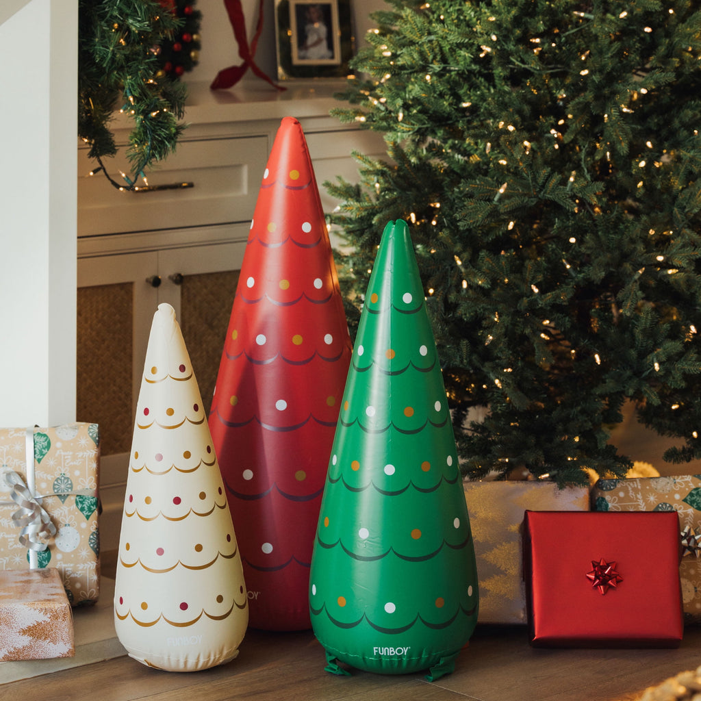 Funboy Inflatable Holiday Tree Cones, 3-Pack – Indoor/Outdoor Christmas Decorations