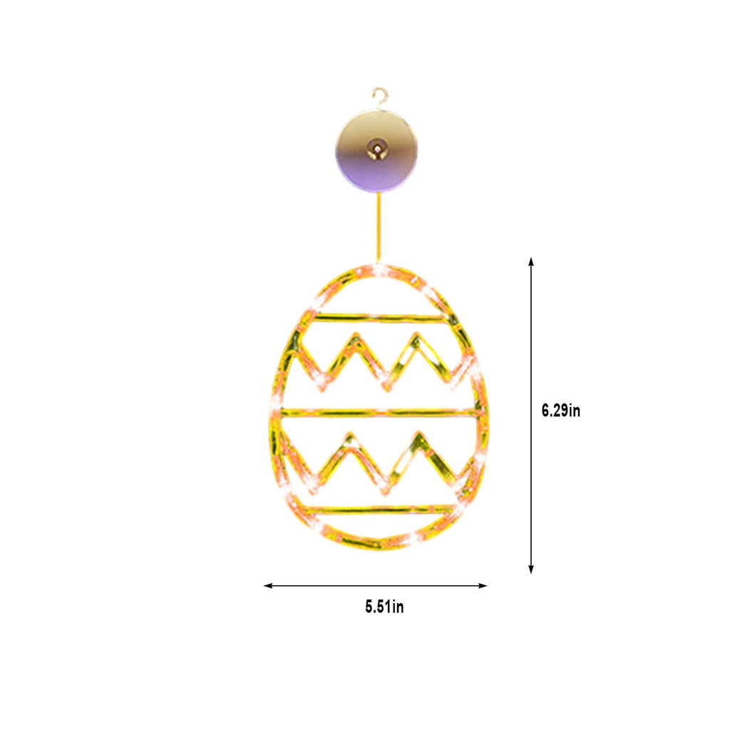 XGFHYJEH Easter Lighted Window Decorations, Easter Egg Lights, Easter Lights, Egg String Lights, Easter Decorations Indoors, Easter Hanging Decoration