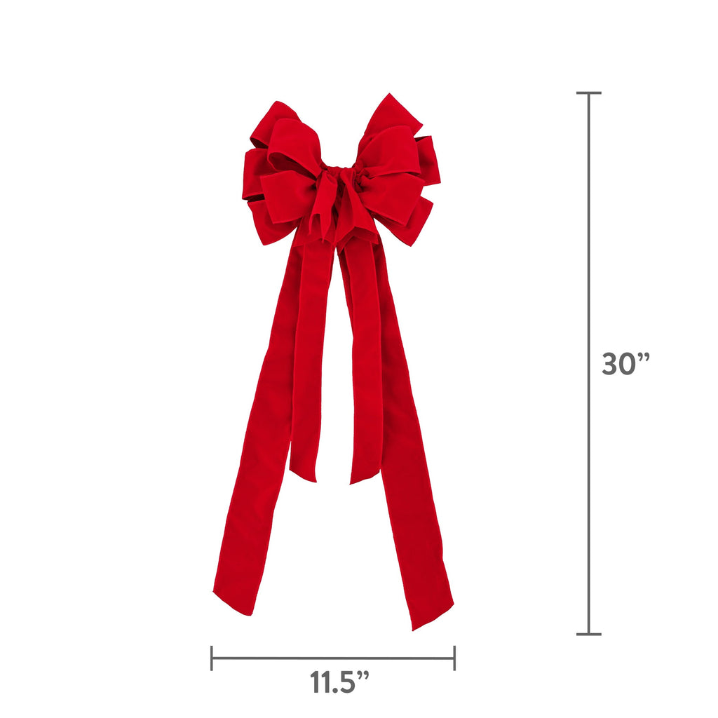 Red Decorative Christmas Bow, 30", by Holiday Time