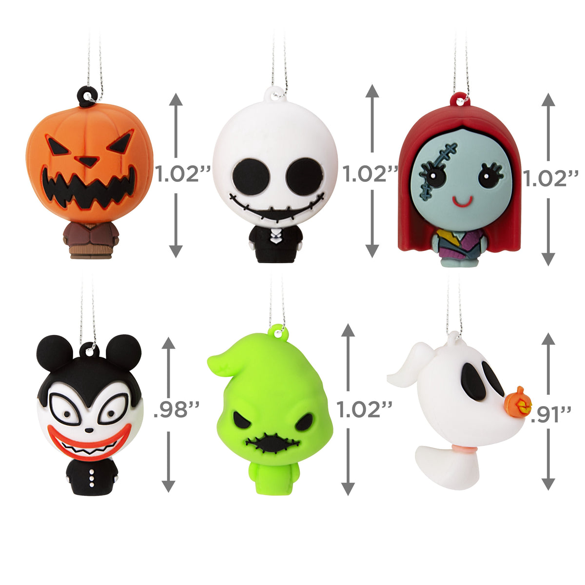 Hallmark Mini Christmas Ornaments (The Nightmare Before Christmas), 6 Count