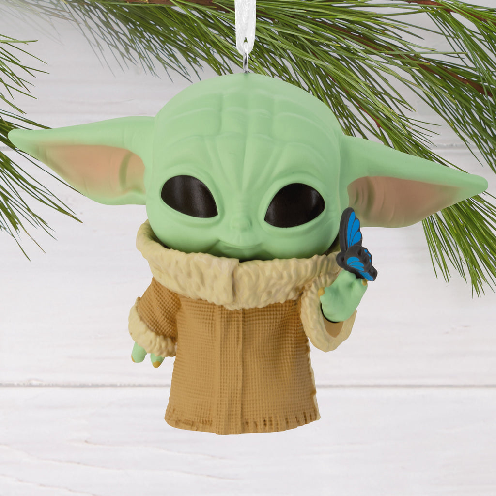 Hallmark The Mandalorian Grogu Butterfly Funko POP Ornament, 1 Count