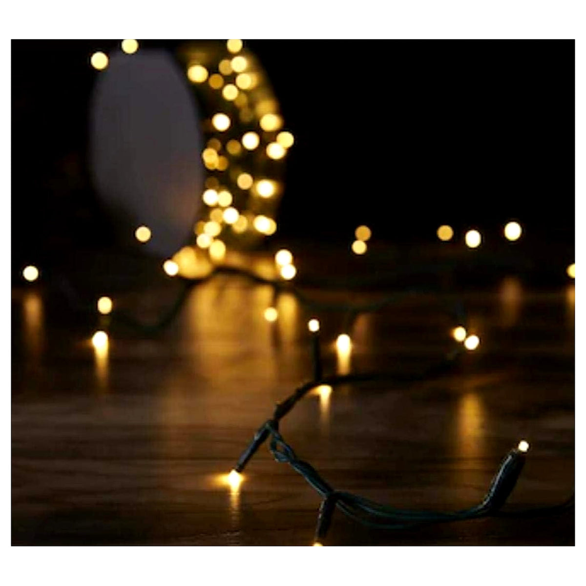 GE StayBright 250 LED Microbright Multicolor String Lights Green Wire 51.8FT