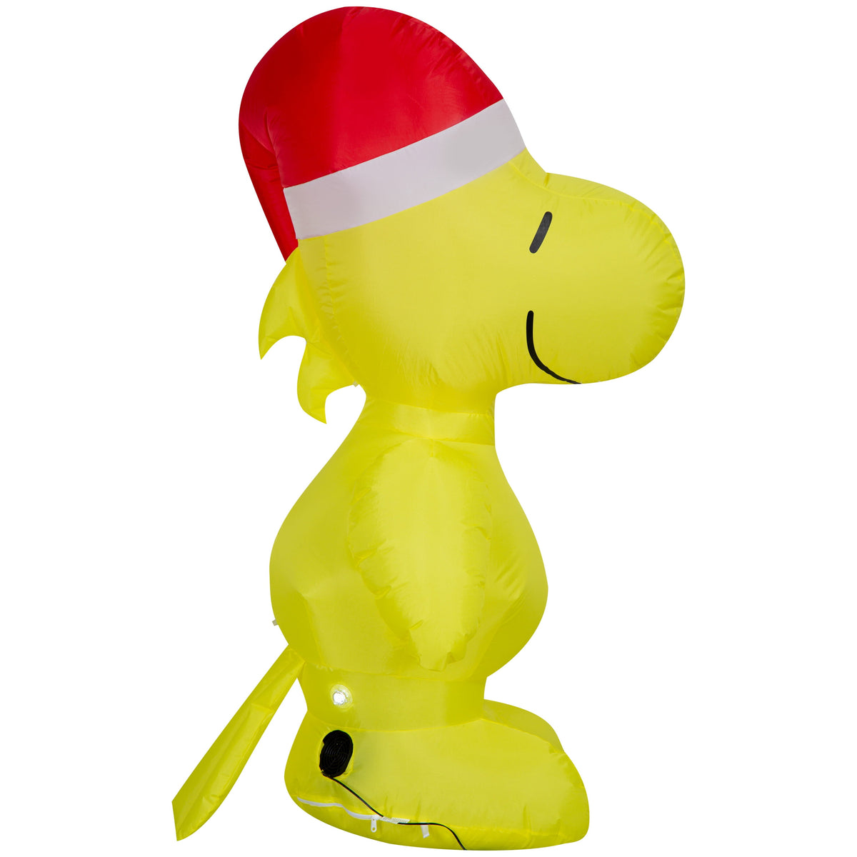 Airblown Christmas Yard Inflatable Light Woodstock in Santa Hat Peanuts, 4.5 ft