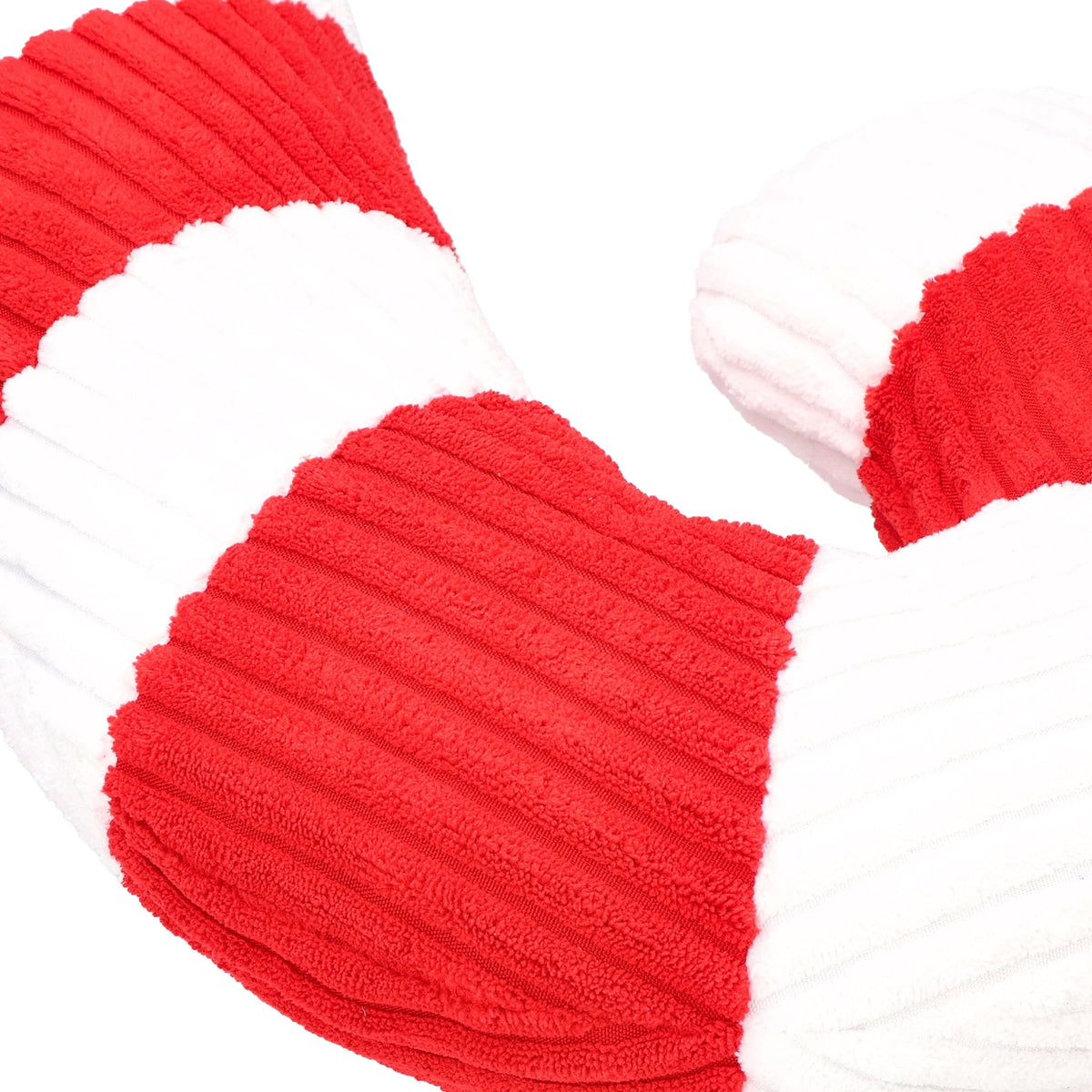 Candy Cane Decorative Christmas Pillow, Red and White, 10.5" x 17.5", by Holiday Time