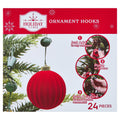 Green Cinching Christmas Ornament Hooks, 3.5", 24 Count, by Holiday Time