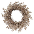 Iced Cedar Artificial Christmas Wreath, Champagne Gold, 24", by Holiday Time