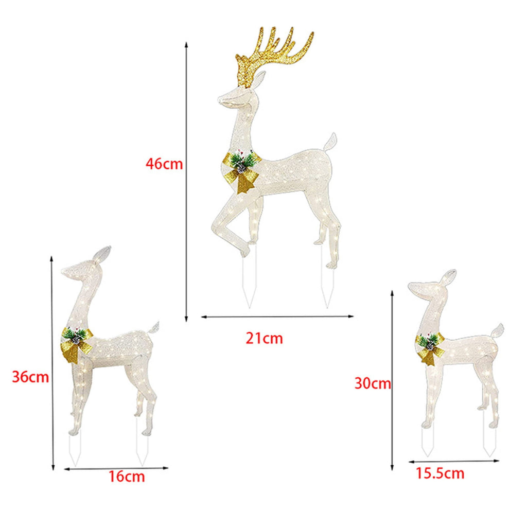 AuroraX Christmas Tree Christmas Decorations DIY 8 Lighting Modes Solar Waterproof Lighted Holiday Yard Stakes Indoor Outdoor Lights Patio Christmas Decorations
