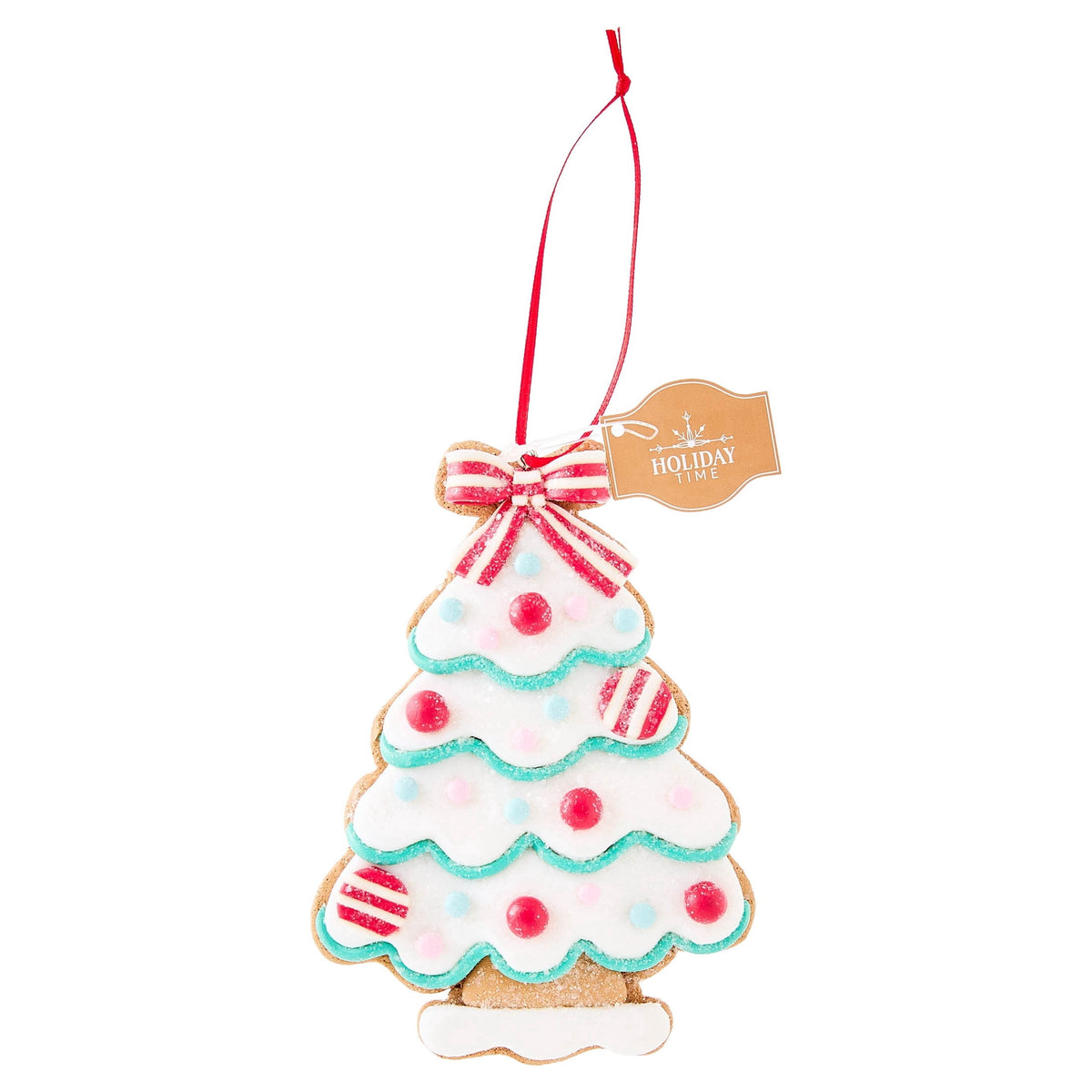 Multicolor Clay Dough Christmas Tree Ornament, 5", by Holiday Time