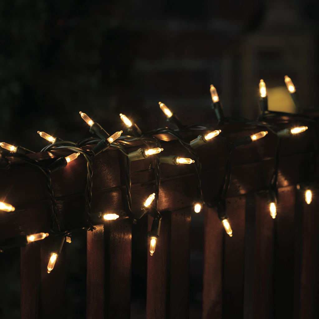Indoor/Outdoor 300-Count LED Mini Christmas String Lights, Cool White, 62.3', by Holiday Time