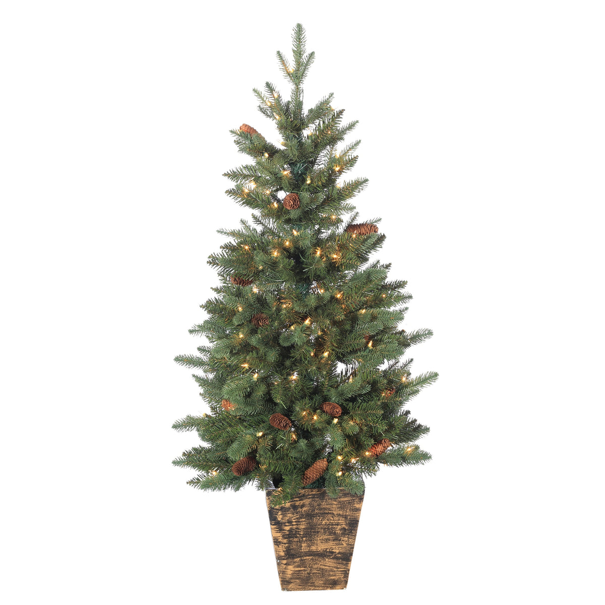 Sterling Charming 4 Foot Potted Natural Cut Georgia Pine