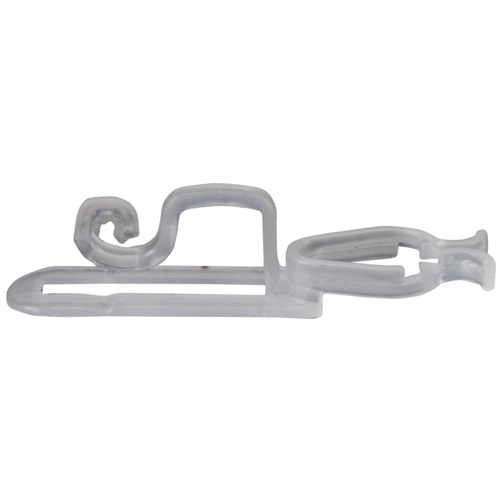 Northlight Commercial Grade Gutter and Shingle LED Christmas Light Clips - Clear - 100ct