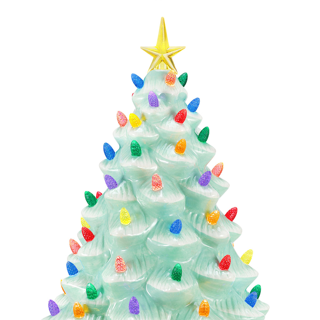 Mr. Christmas 24 in. Nostalgic Ceramic Tree - Green