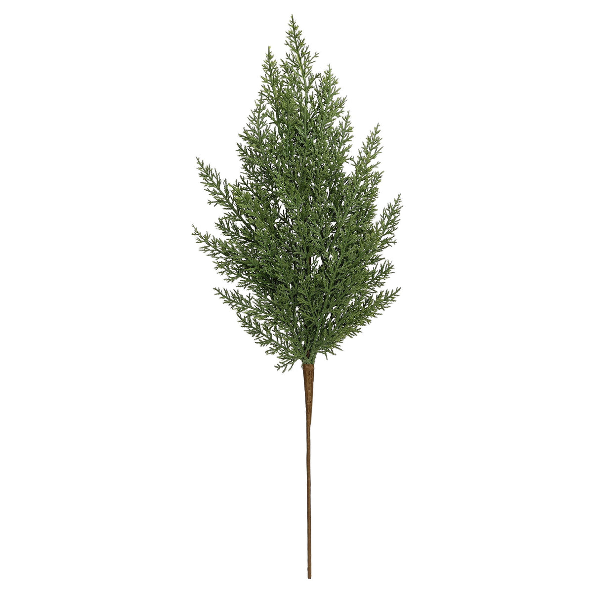 My Texas House Green Cypress Branch Decorative Christmas Pick, 28"