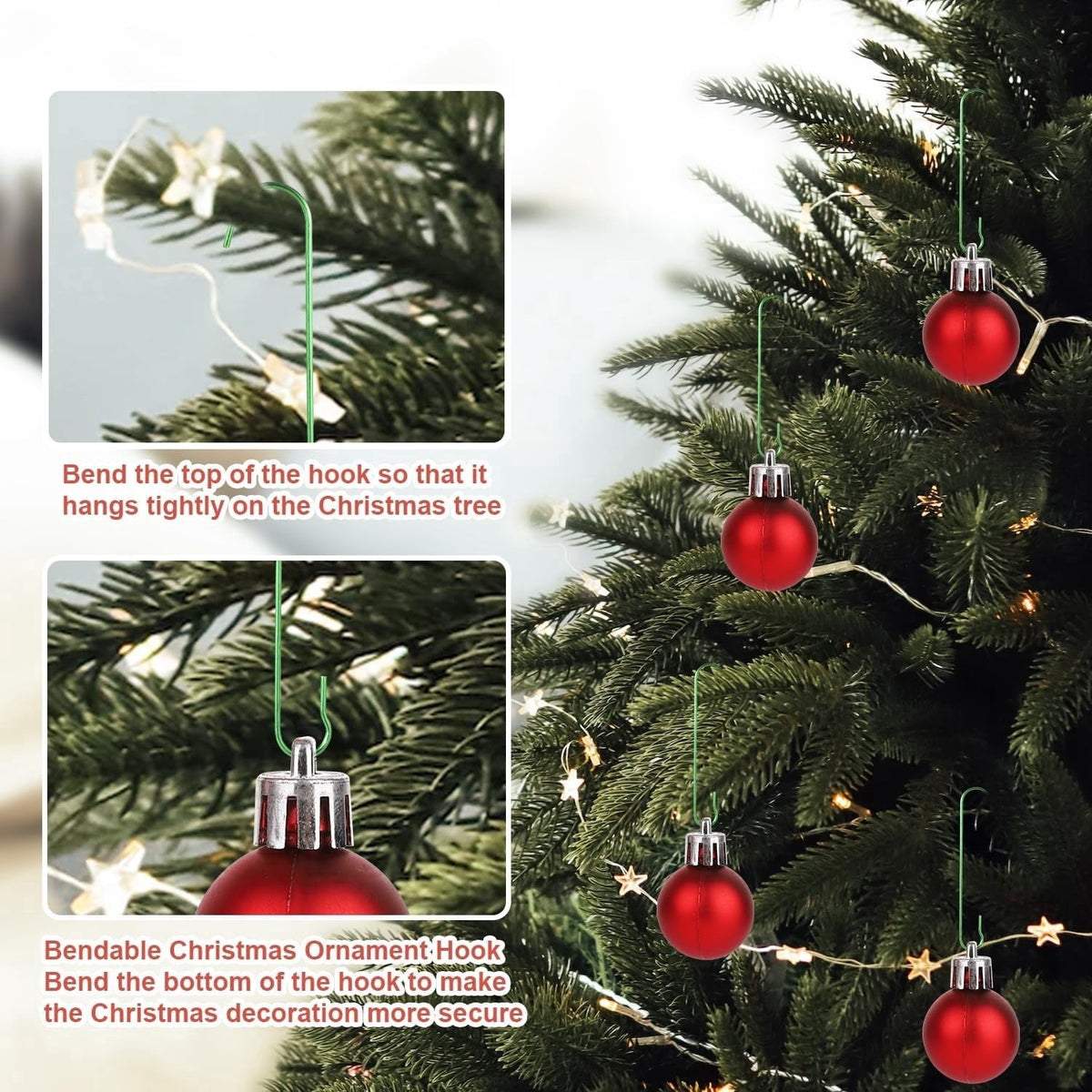 8-Count Champagne and White Ball Shatterproof Christmas Ornaments, 4.5", by Holiday Time