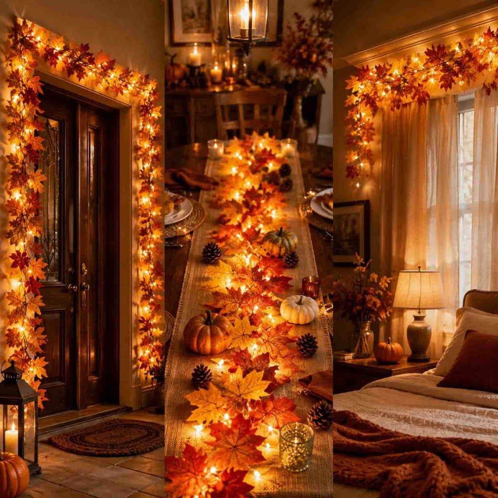 AZXY Halloween String Lights, Ghost Shaped White Halloween Lights, Indoor Outdoor Halloween Decor, Halloween Party Indoor Decor, Battery 5 FT Halloween Decorations, Stair Mantel Patio Halloween Decor