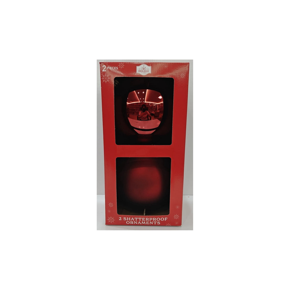 2-Count Bronze Jumbo Ball Shatterproof Christmas Ornaments, 8.5", by Holiday Time