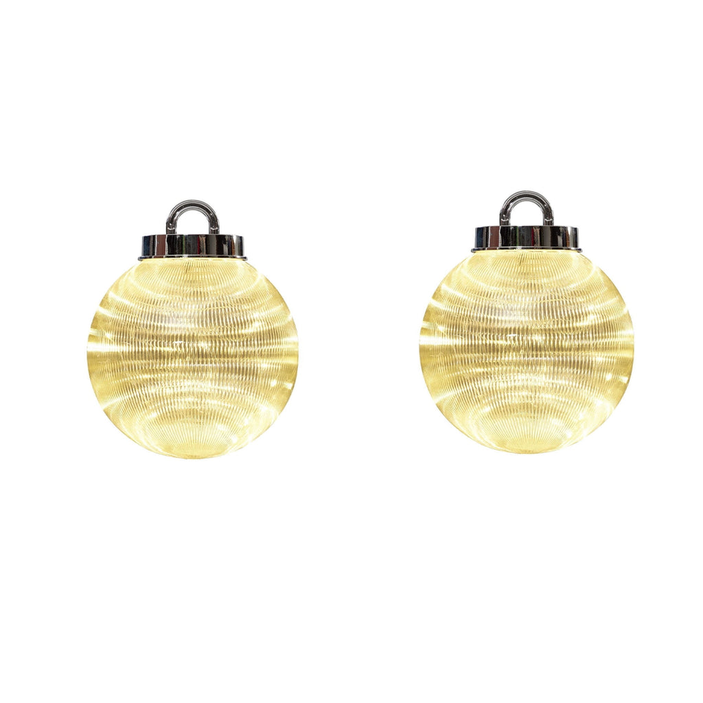 Indoor/Outdoor Giant LED Ornament Christmas Lights with 50 LED Lights, Warm White, Set of 2, by Holiday Time