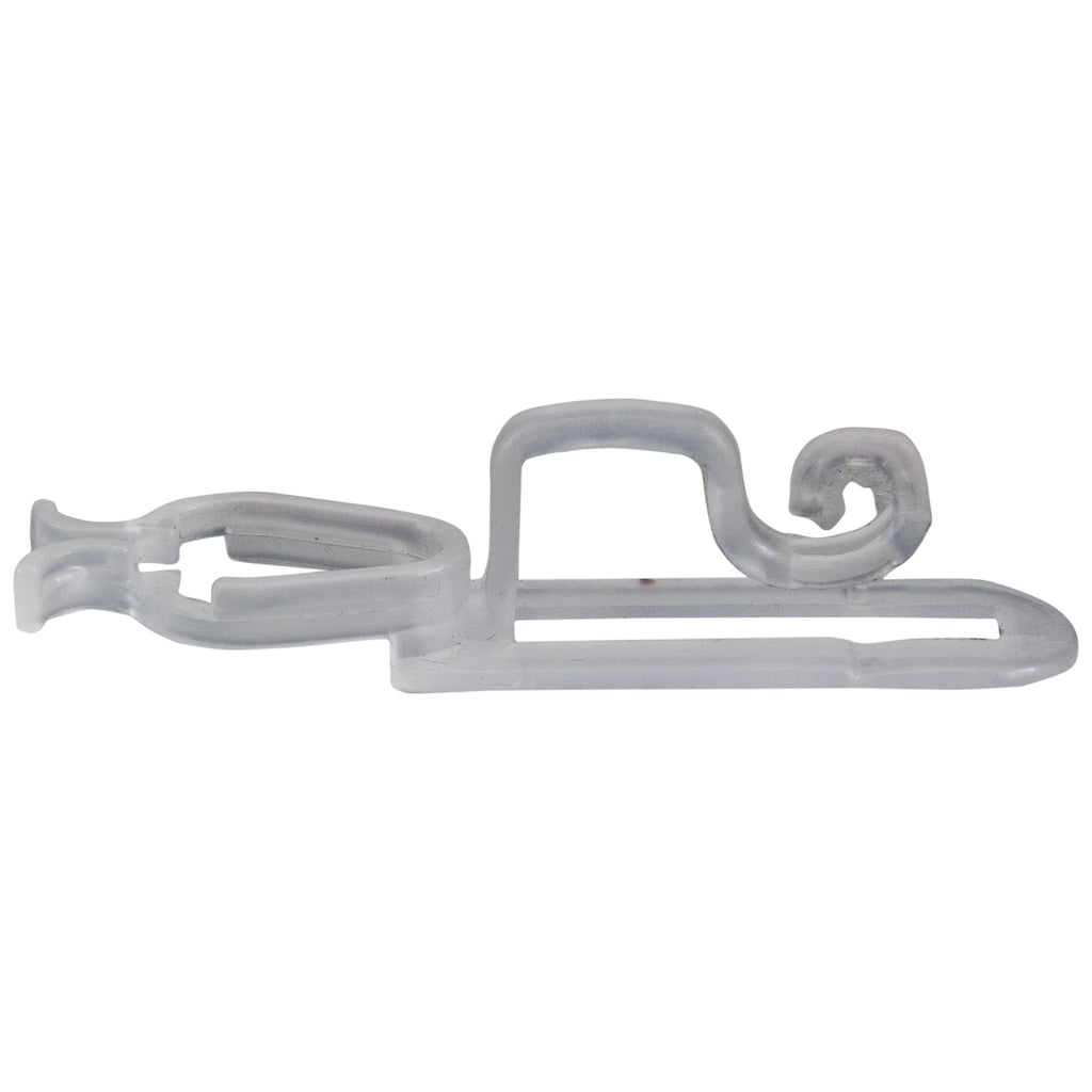 Northlight Commercial Grade Gutter and Shingle LED Christmas Light Clips - Clear - 100ct