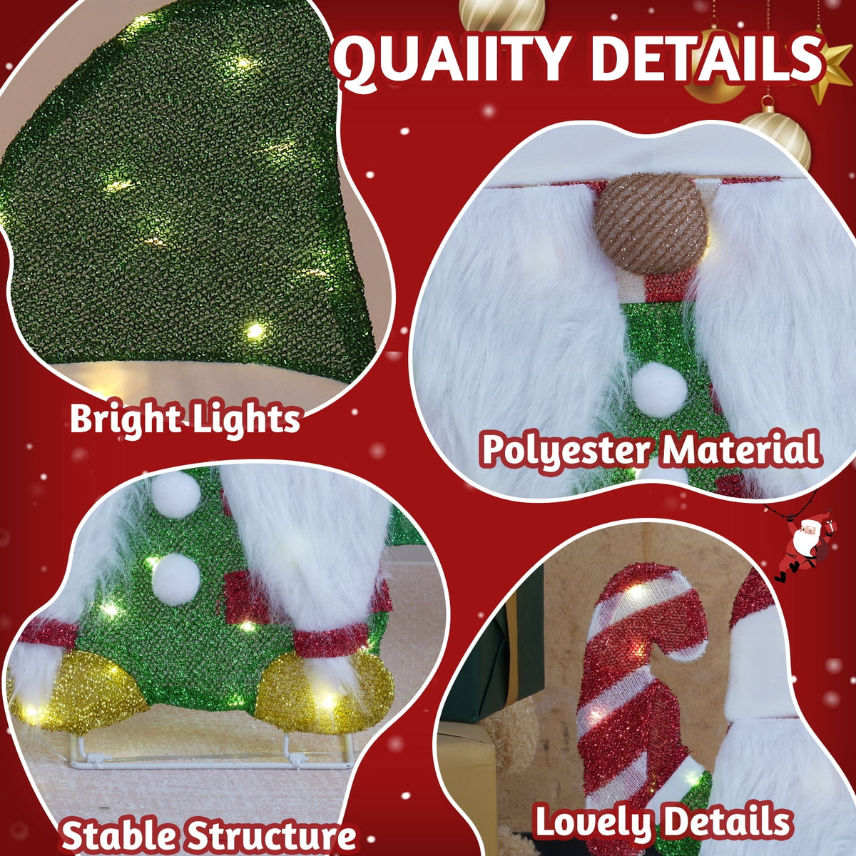 Ktaxon Penguin Christmas Lighted Outdoor Decoration for Holiday Lawn Garden Party
