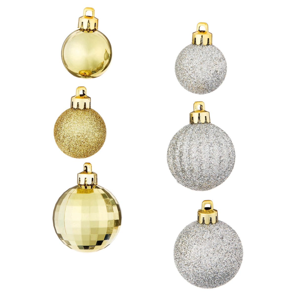 20-Count Red/Green/White Mini Ball Shatterproof Christmas Ornaments, by Holiday Time