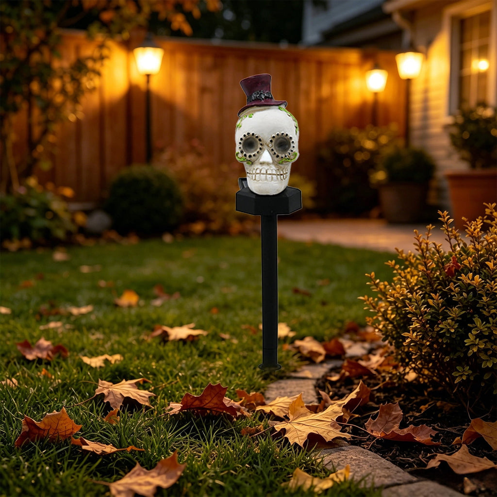Stijggn Halloween Pumpkin Stake Solar Garden Lights, Waterproof Multi Branch Little Pumpkin Lantern Garden Stake Lights Outdoor Walkway Yard Garden Decoration